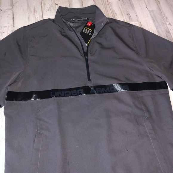 Under Armour Men’s Zip Windbreaker Perform Jacket - Picture 2 of 4
